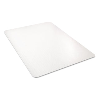 deflecto® Polycarbonate All Day Use Chair Mat - All Carpet Types, 45 x 53, Rectangle, Clear (DEFCM11242PC)