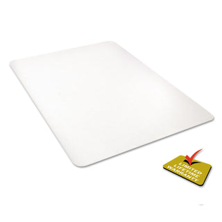 deflecto® Polycarbonate All Day Use Chair Mat - Hard Floors, 46 x 60, Rectangle, Clear (DEFCM21442FPC)