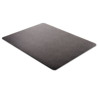 deflecto® EconoMat All Day Use Chair Mat for Hard Floors, 45 x 53, Rectangular, Black (DEFCM21242BLK)