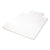 deflecto® EconoMat All Day Use Chair Mat for Hard Floors, 45 x 53, Wide Lipped, Clear (DEFCM21232)