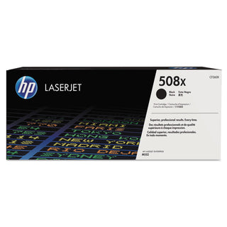 HP 508X, (CF360X) High Yield Black Original LaserJet Toner Cartridge (HEWCF360X)