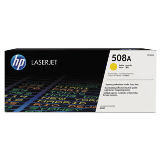 HP 508A, (CF362A) Yellow Original LaserJet Toner Cartridge (HEWCF362A)