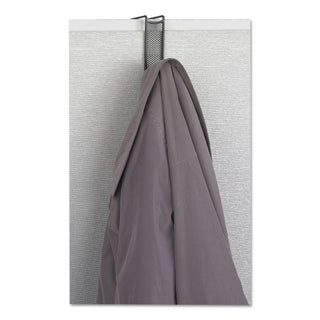 Safco® Onyx Panel/Door Coat Hook, Steel (SAF4229BL)
