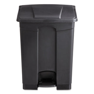Safco® Large Capacity Plastic Step-On Receptacle, 17 gal, Black (SAF9922BL)
