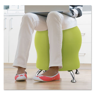Safco® Zenergy Ball Chair, Grass Seat/Grass Back, Silver Base (SAF4750GS)