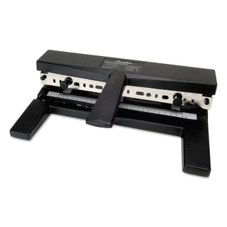 Swingline® 40-Sheet Heavy-Duty Two-to-Seven-Hole Adjustable Punch, 9/32" Holes, Black (SWI74440)
