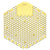 Fresh Products Wave 3D Urinal Deodorizer Screen, Yellow, Citrus, 10/Box (FRS3WDS60CITBX)
