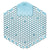 Fresh Products Wave 3D Urinal Deodorizer Screen, Blue, Ocean Mist Fragrance, 10 Screens/Box (FRS3WDS60OMIBX)