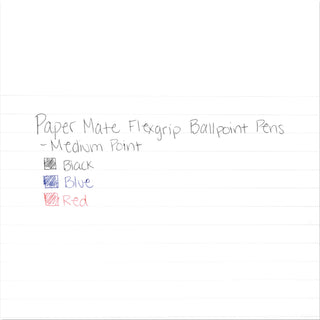 Papermate® FlexGrip Ultra Recycled Ballpoint Retractable Pen, Black Ink, Medium, Dozen (PAP9530131)