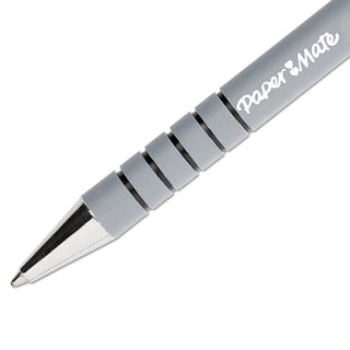 Papermate® FlexGrip Ultra Recycled Ballpoint Retractable Pen, Black Ink, Medium, Dozen (PAP9530131)