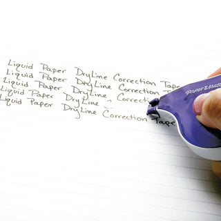 Papermate® DryLine Correction Tape, Non-Refillable, 1/6" x 472", 10/Pack (PAP6137406)
