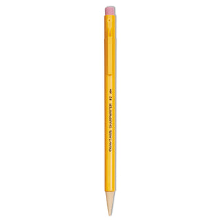 Papermate® Sharpwriter Mechanical Pencil, 0.7 mm, HB (#2.5), Black Lead, Classic Yellow Barrel, Dozen (PAP3030131C)
