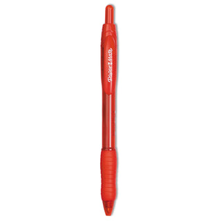 Papermate® Profile Retractable Ballpoint Pen, Bold 1.4mm, Red Ink/Barrel, Dozen (PAP89467)