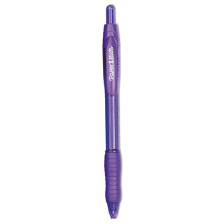 Papermate® Profile Retractable Ballpoint Pen, Bold 1.4mm, Purple Ink/Barrel, Dozen (PAP35830)