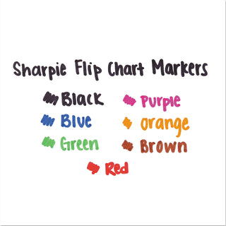 Sharpie® Flip Chart Marker Set with Bullet Point, Assorted (SAN22480)