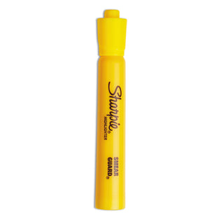 Sharpie® Tank Style Highlighters, Chisel Tip, Yellow, Dozen (SAN25005)