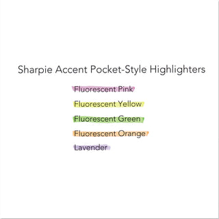 Sharpie® Pocket Style Highlighters, Chisel Tip, Fluorescent Yellow, Dozen (SAN27025)