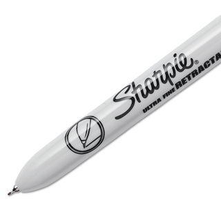 Sharpie® Retractable Permanent Marker, Extra-Fine Needle Tip, Red (SAN1735791DZ)