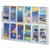 Safco® Reveal Clear Literature Displays, 12 Compartments, 30w x 2d x 20.25h, Clear (SAF5604CL)