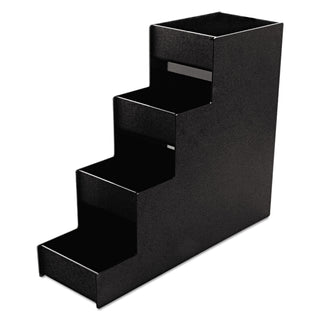 Vertiflex® Commercial Grade Narrow Condiment Organizer, 6w x 19d x 15 7/8h, Black (VRTVFC1916RC)