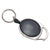 Advantus Carabiner-Style Retractable ID Card Reel, 30" Extension, Smoke, 6/Pack (AVT75553)
