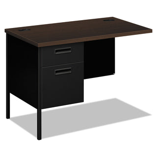 HON® Metro Classic Series Workstation Return, Left, 42w x 24d, Mocha/Black (HONP3236LMOP)