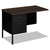 HON® Metro Classic Series Workstation Return, Left, 42w x 24d, Mocha/Black (HONP3236LMOP)