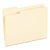 Universal® Interior File Folders, 1/3-Cut Tabs: Assorted, Letter Size, 9.5-pt Manila, 100/Box (UNV12213)