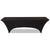 Iceberg Stretch-Fabric Table Cover, Polyester/Spandex, 30" x 96", Black (ICE16531)