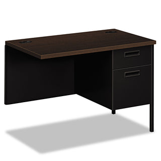 HON® Metro Classic Series Workstation Return, Right, 42w x 24d, Mocha/Black (HONP3235RMOP)