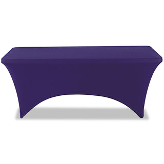 Iceberg Stretch-Fabric Table Cover, Polyester/Spandex, 30" x 72", Blue (ICE16526)