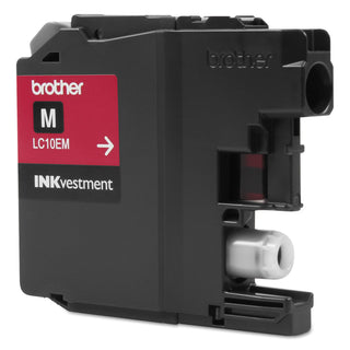 Brother LC10EM INKvestment Super High-Yield Ink, 1200 Page-Yield, Magenta (BRTLC10EM)