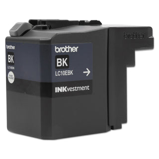 Brother LC10EBK INKvestment Super High-Yield Ink, 2400 Page-Yield, Black (BRTLC10EBK)