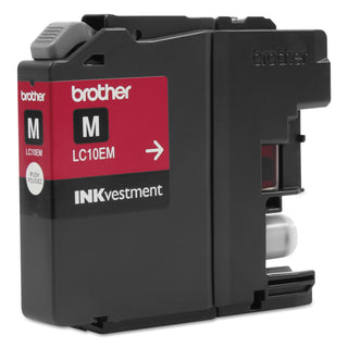 Brother LC10EM INKvestment Super High-Yield Ink, 1200 Page-Yield, Magenta (BRTLC10EM)