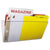 Storex Wall File, Legal, 16 x 7, Single Pocket, Clear (STX70207U06C)
