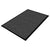 Genuine Joe Silver Series Indoor Entry Mat, 10 ft Length x 36" Width - Plush - Charcoal (GJO59459)