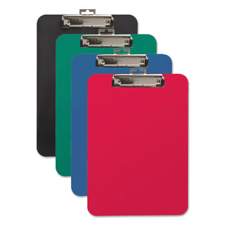 Mobile OPS® Unbreakable Recycled Clipboard, 1/4" Capacity, 8 1/2 x 11, Blue (BAU61623)