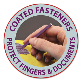 Smead™ Colored Pressboard Folders with Two SafeSHIELD Coated Fasteners, 1/3-Cut Tabs, Letter Size, Yellow, 25/Box (SMD14939)