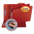 Smead™ Colored Pressboard Folders with Two SafeSHIELD Coated Fasteners, 1/3-Cut Tabs, Letter Size, Bright Red, 25/Box (SMD14936)