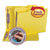 Smead™ Colored Pressboard Folders with Two SafeSHIELD Coated Fasteners, 1/3-Cut Tabs, Letter Size, Yellow, 25/Box (SMD14939)