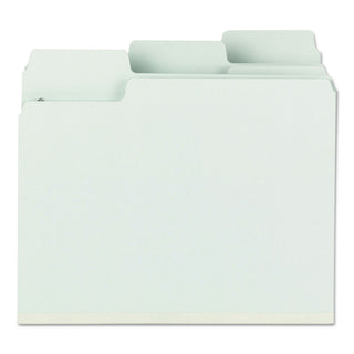 Smead™ SuperTab Pressboard 2-Fastener Folders with Two SafeSHIELD Coated Fasteners, 1/3-Cut Tabs, Letter Size, Gray-Green, 25/Box (SMD14981)