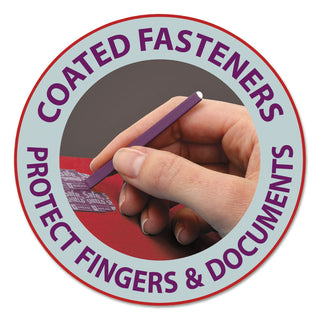 Smead™ Colored Pressboard Folders with Two SafeSHIELD Coated Fasteners, 1/3-Cut Tabs, Letter Size, Bright Red, 25/Box (SMD14936)