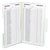 Smead™ SuperTab Pressboard 2-Fastener Folders with Two SafeSHIELD Coated Fasteners, 1/3-Cut Tabs, Legal Size, Gray-Green, 25/Box (SMD19981)