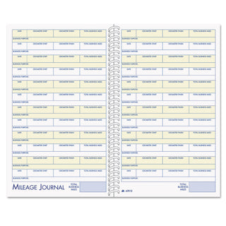 Adams® Vehicle Mileage and Expense Book, 5 1/4 x 8 1/2, 49 Forms, 63 Pages (ABFAFR12)