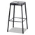Safco® Bar-Height Steel Stool, 29" Seat Height, Supports up to 250 lbs., Black Seat/Black Back, Black Base (SAF6606BL)