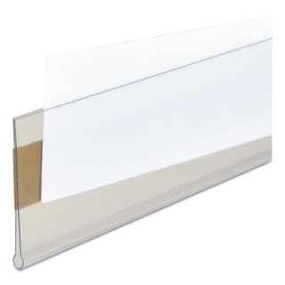 C-Line® Self-Adhesive Label Holders, Top Load, 1 x 6, Clear, 50/Pack (CLI87627)
