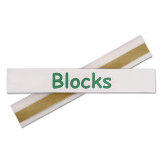 C-Line® Self-Adhesive Label Holders, Top Load, 1/2 x 3, Clear, 50/Pack (CLI87607)