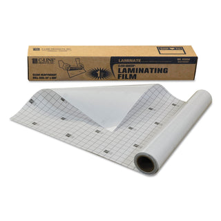 C-Line® Cleer Adheer Self-Adhesive Laminating Film, 2 mil, 24" x 50 ft, Gloss Clear (CLI65050)