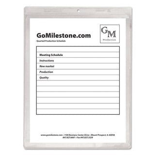C-Line® Clear Vinyl Shop Ticket Holders, Both Sides Clear, 15 Sheets, 8 1/2 x 11, 50/BX (CLI80911)