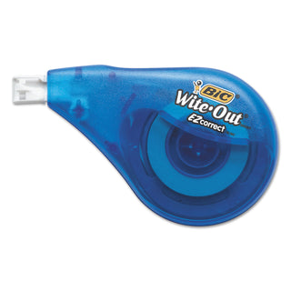 BIC® Wite-Out EZ Correct Correction Tape, Non-Refillable, 1/6" x 472", 10/Box (BICWOTAP10)